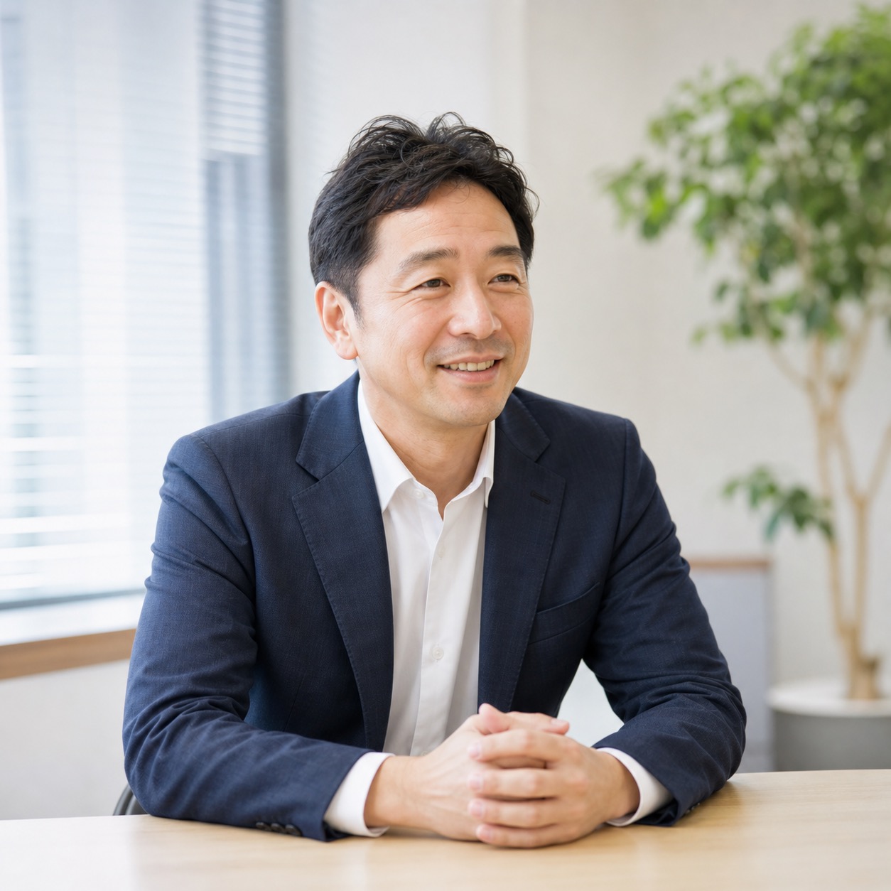相談後に安心した表情のお客様